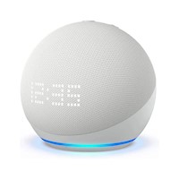Amazon - Parlante Alexa Echo Dot 5ta Generación Con Reloj - White